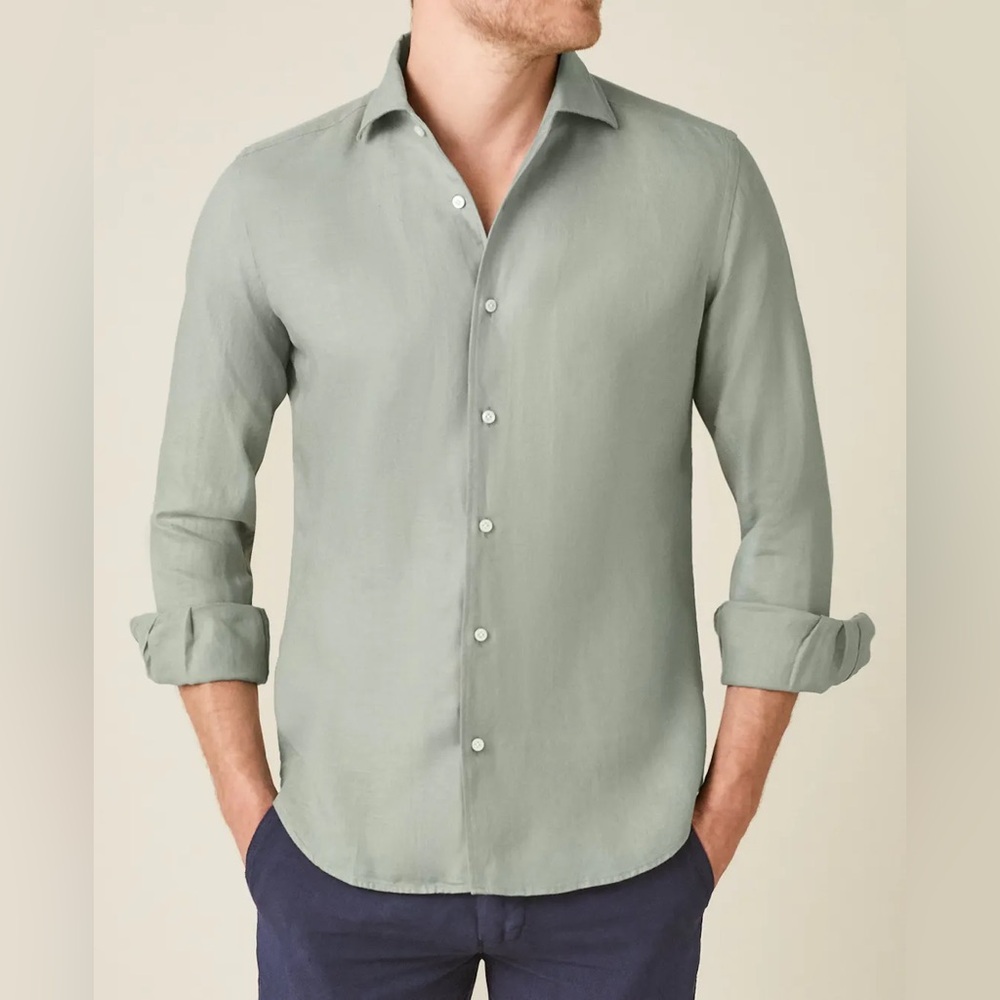 Luca Faloni - Men’s Linen Shirt